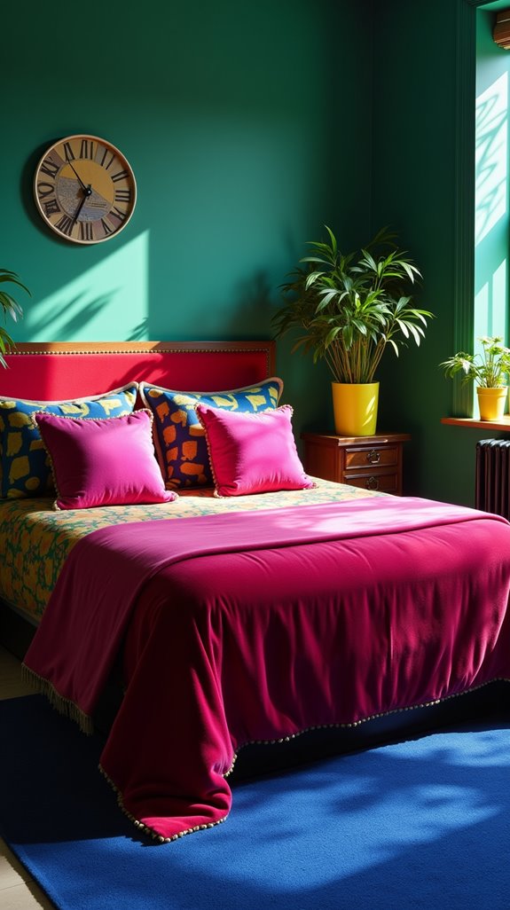 vibrant bedroom color transformations