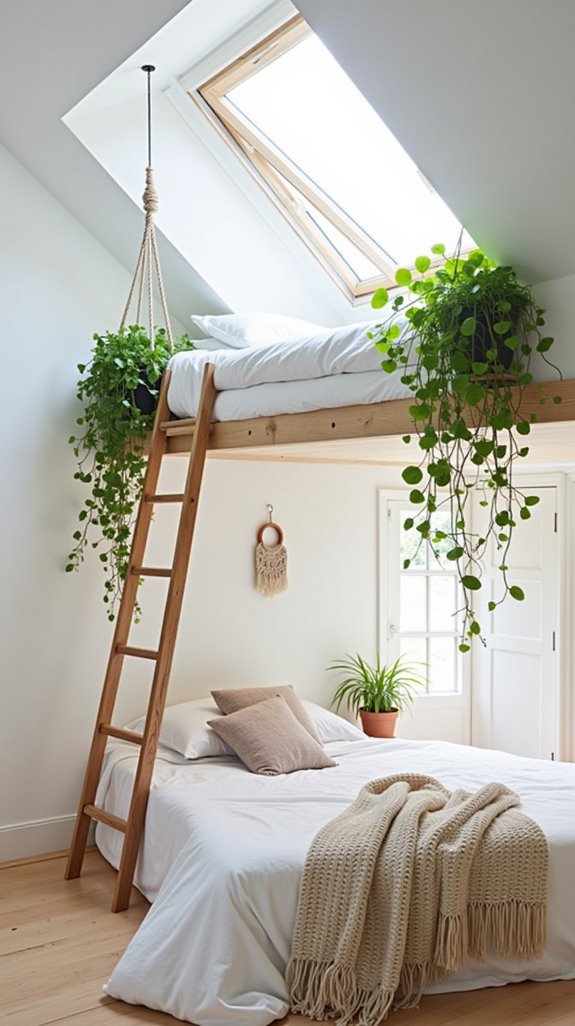 vibrant loft bed oasis