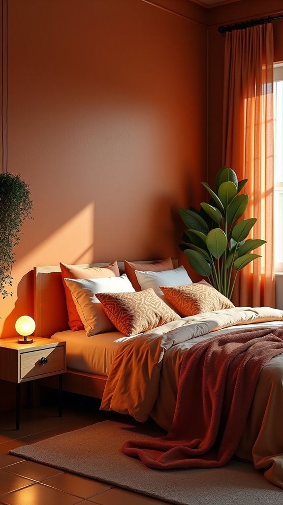 vibrant warmth in decor
