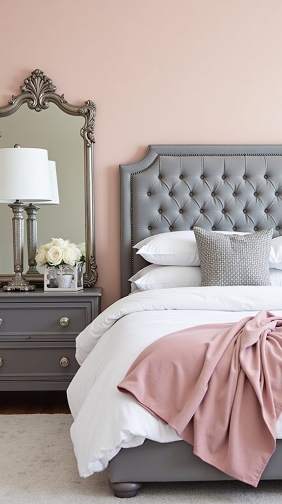 vintage modern bedroom fusion