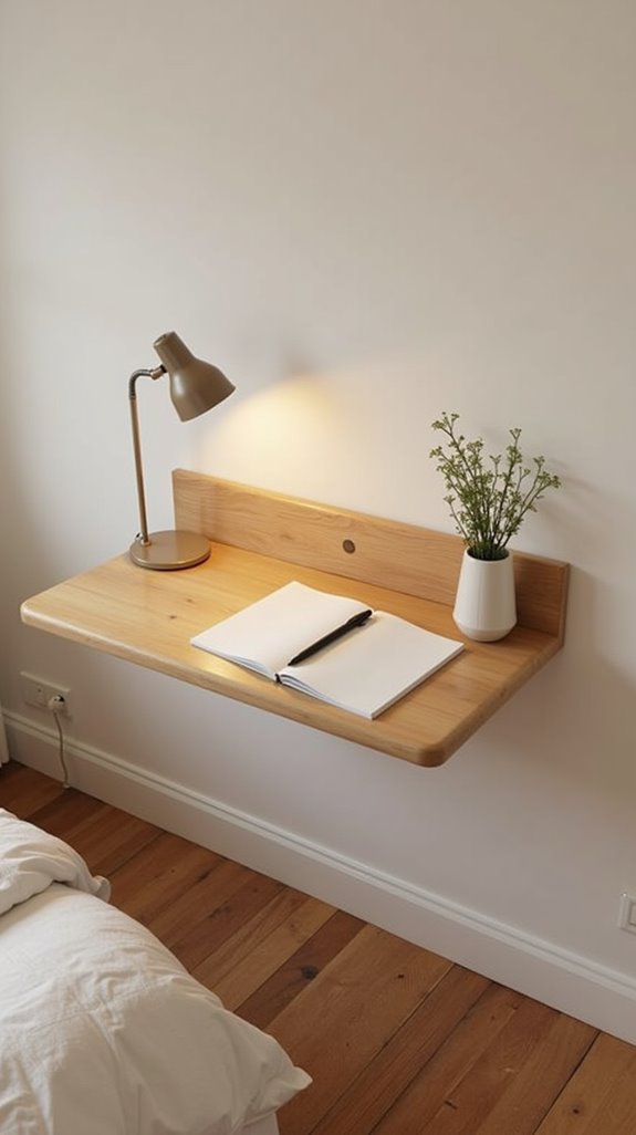 wall mounted desk options available