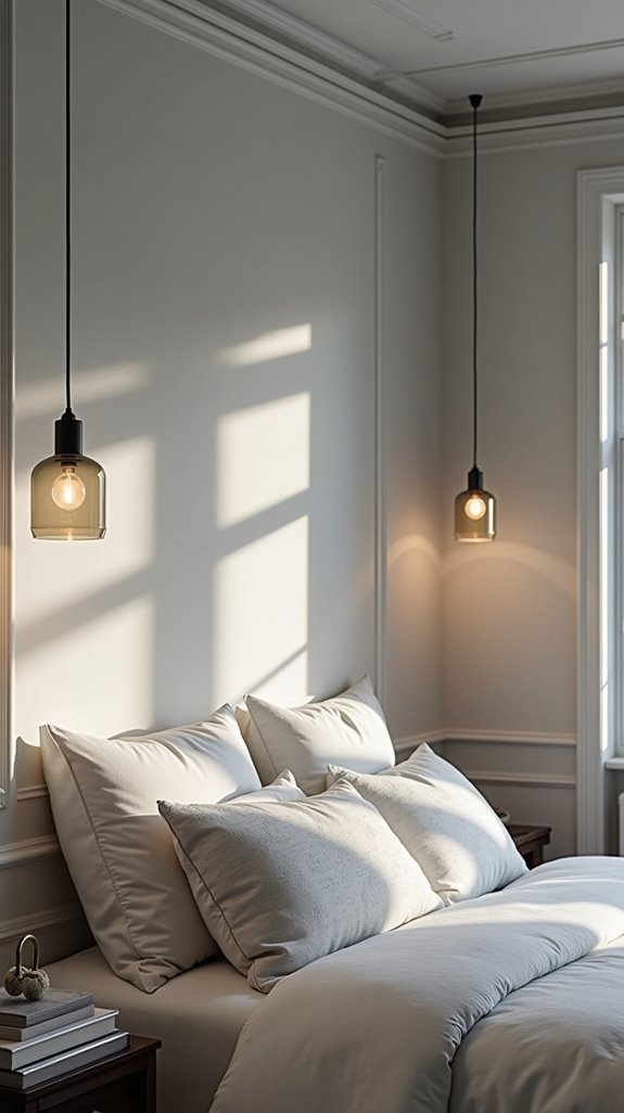 warm ambience through soft lighting