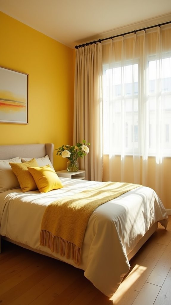 yellow accents in neutrals