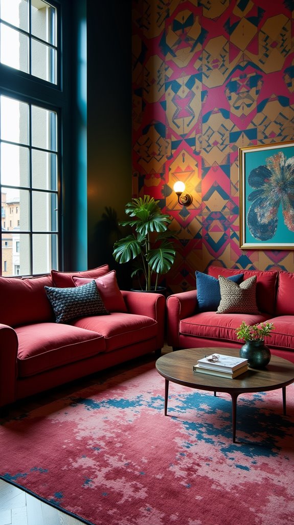 bold wallpaper transforms spaces