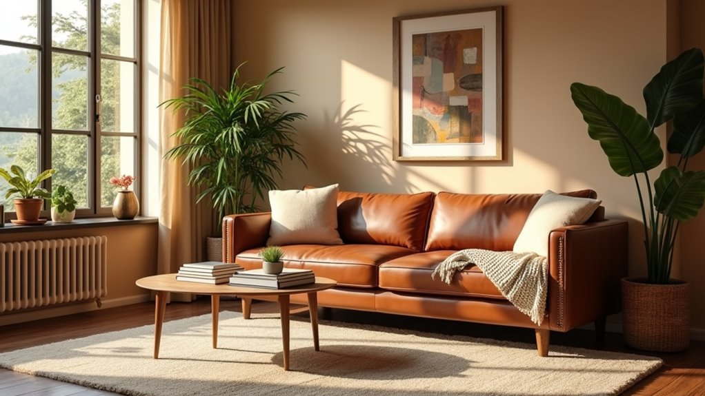 brown couch living room inspiration