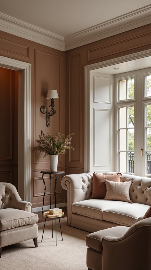 choosing appropriate living room moulding