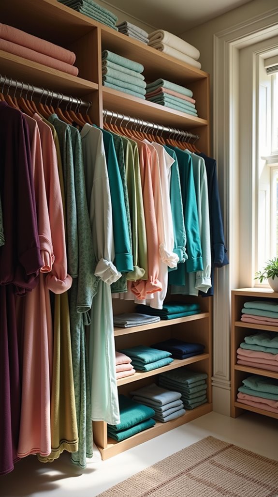 color coordinate your closet