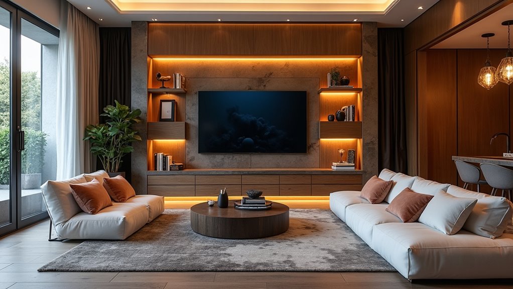 creative tv wall designs