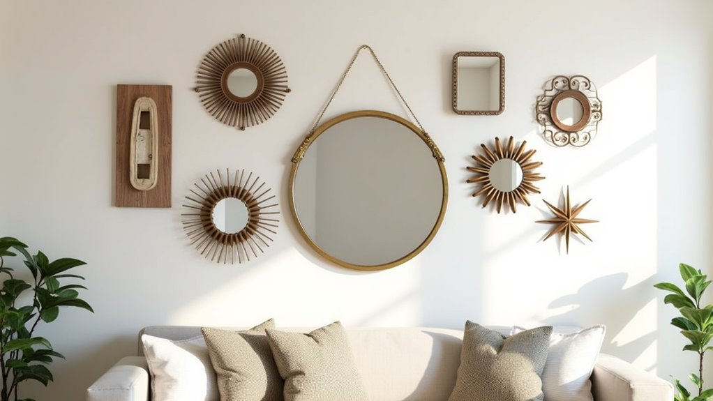 creative wall mirror designs