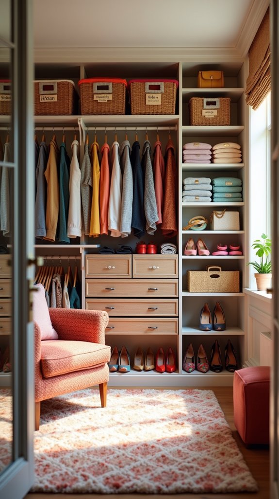 efficient closet organization tips