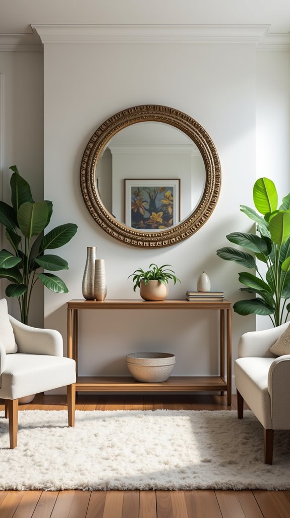 enhance space with mirrors