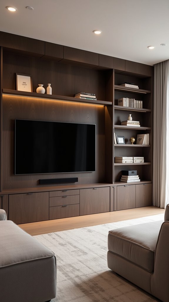 hidden storage for aesthetics