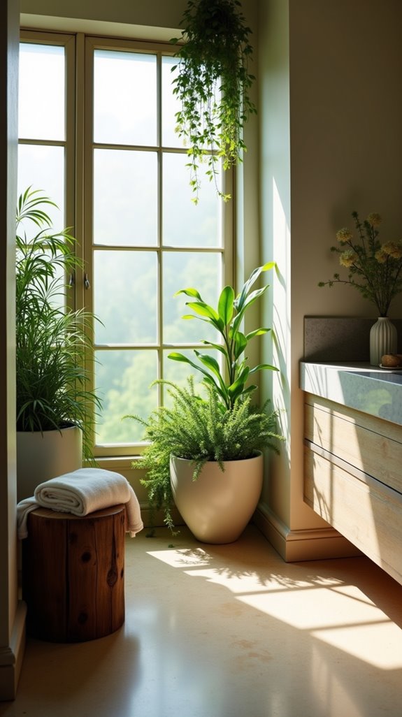 indoor plants enhance serenity
