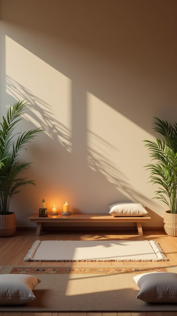 inviting spiritual prayer space