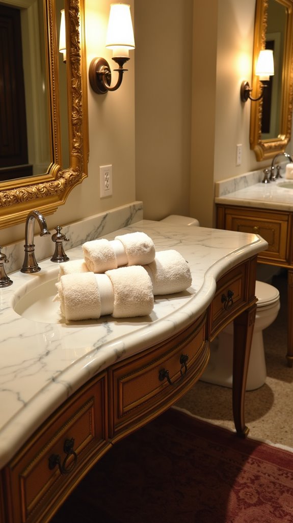 luxurious bathroom comfort essentials