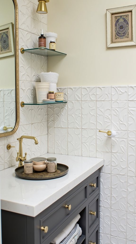 maximize bathroom space efficiently
