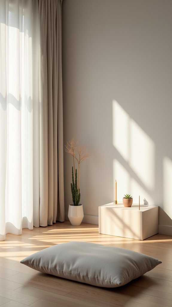 minimalist prayer room essentials