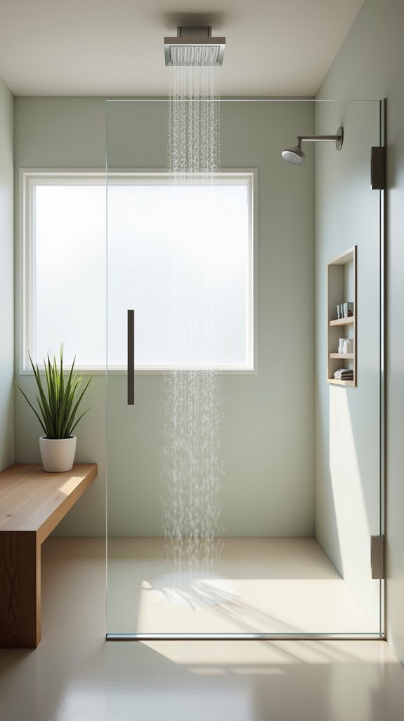 minimalist shower room design
