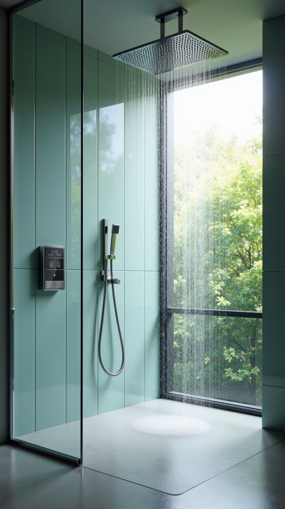 smart shower customization features