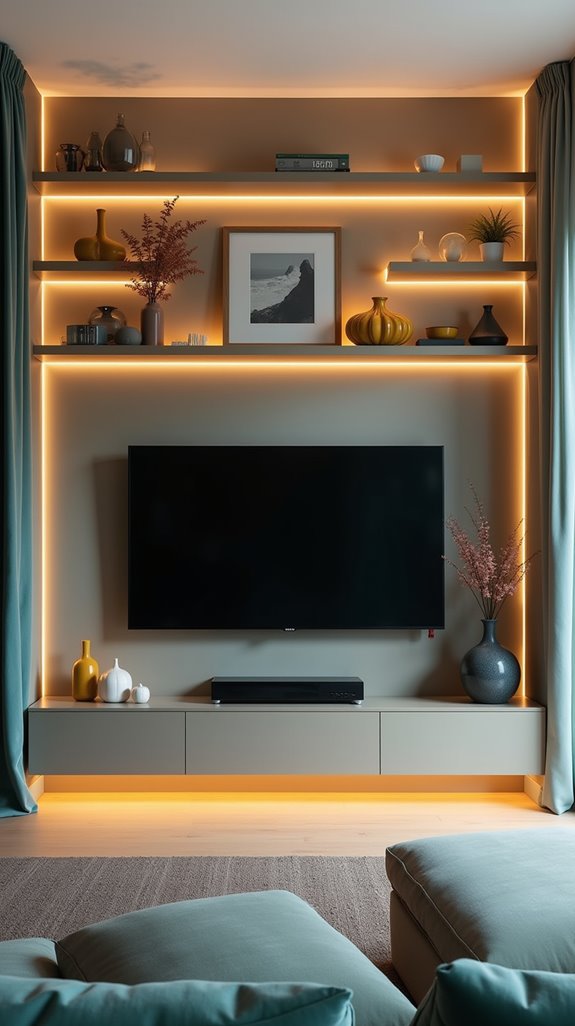 stylish backlighting and d cor