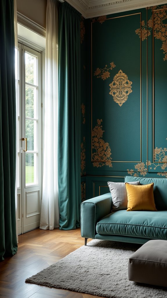 textured wallpapers enhance depth